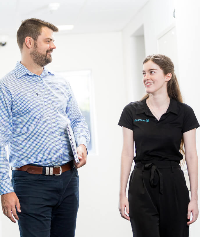 Two Acumenis ISO 27001 consultants